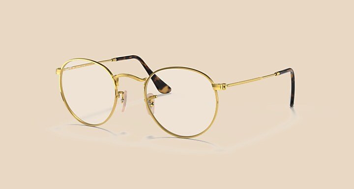 Ray-Ban 0RX3447V Round Metal Optics